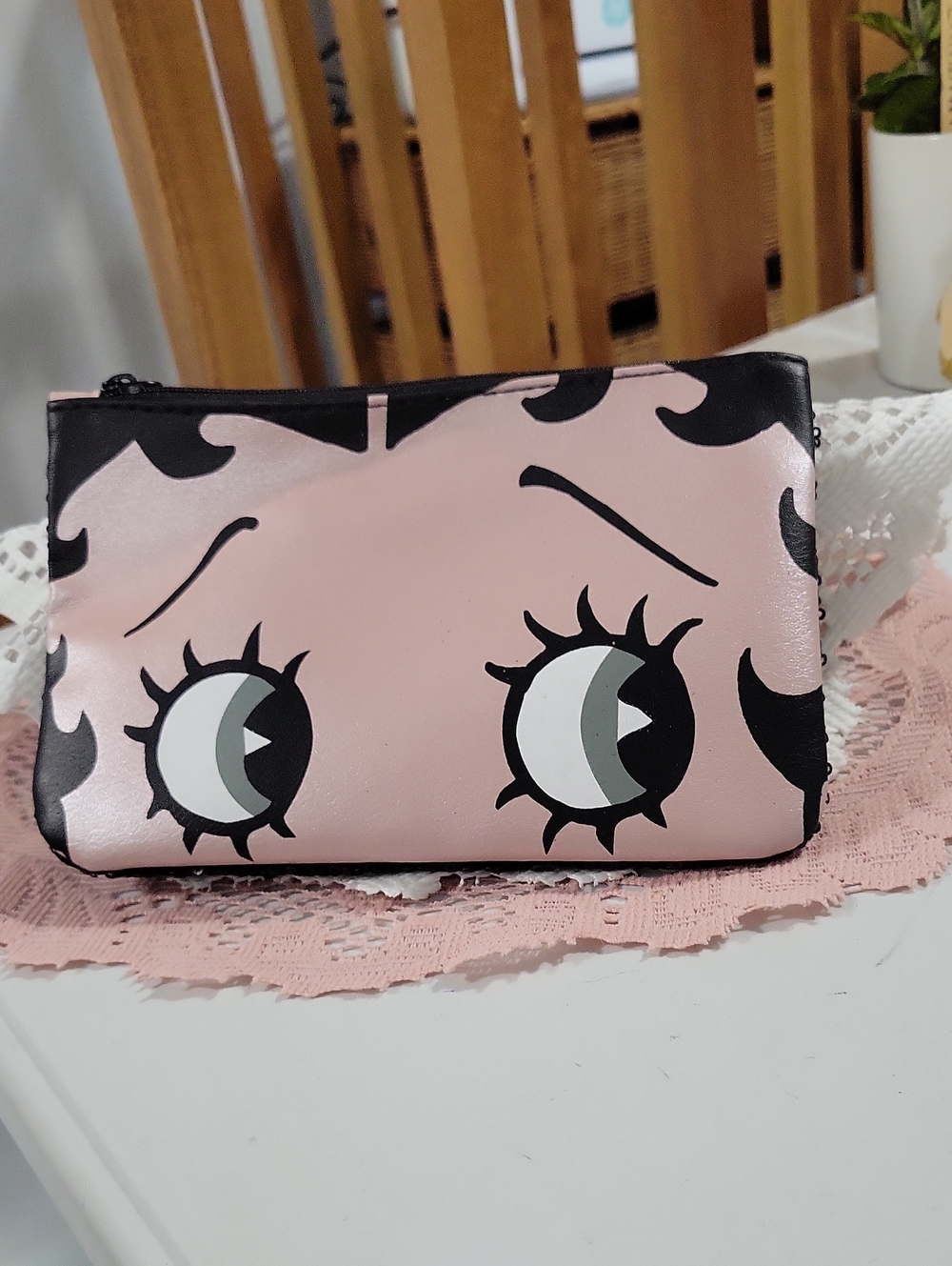 BettyBoop sequin cosmetic bag